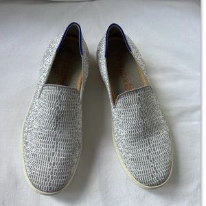 Rothy's Opal Python Shoes Women Size 9.5 Retired Sneakers Slip On Tennis